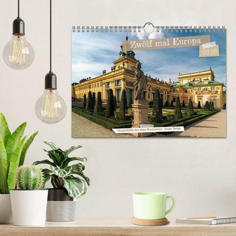 Produktbild: Zw&ouml;lf mal Europa (Wandkalender 2026 DIN A4 quer), CALVENDO Monatskalender