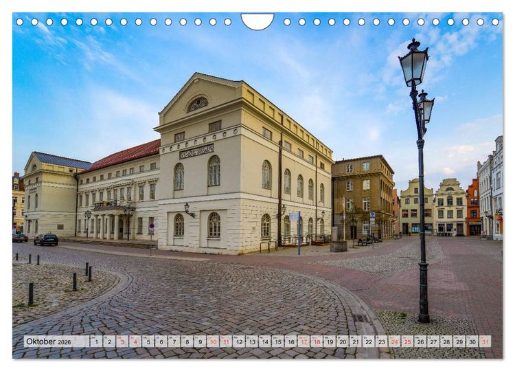 Produktbild: Wismar Impressionen (Wandkalender 2026 DIN A4 quer), CALVENDO Monatskalender