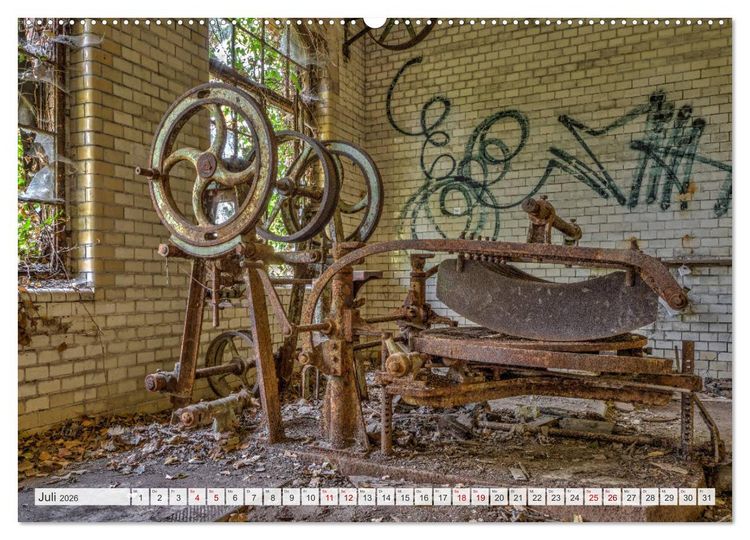 Produktbild: Vergessene Technik - abgeschaltet und stillgelegt (hochwertiger Premium Wandkalender 2026 DIN A2 quer), Kunstdruck in Hochglanz