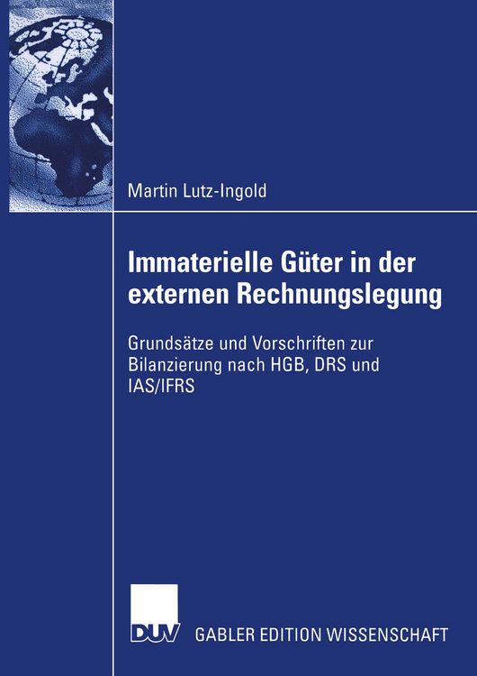 Produktbild: Immaterielle G&uuml;ter in der externen Rechnungslegung