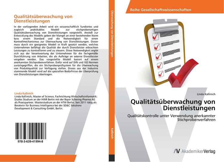 Produktbild: Qualit&auml;ts&uuml;berwachung von Dienstleistungen