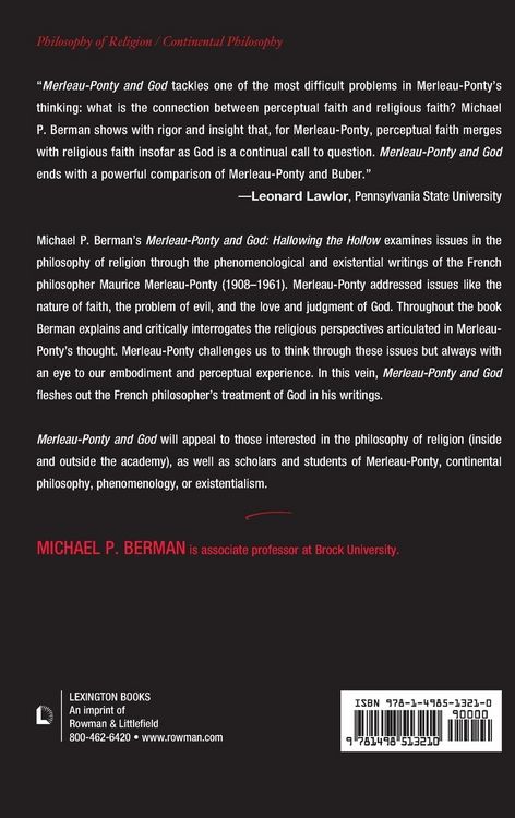 Produktbild: Merleau-Ponty and God