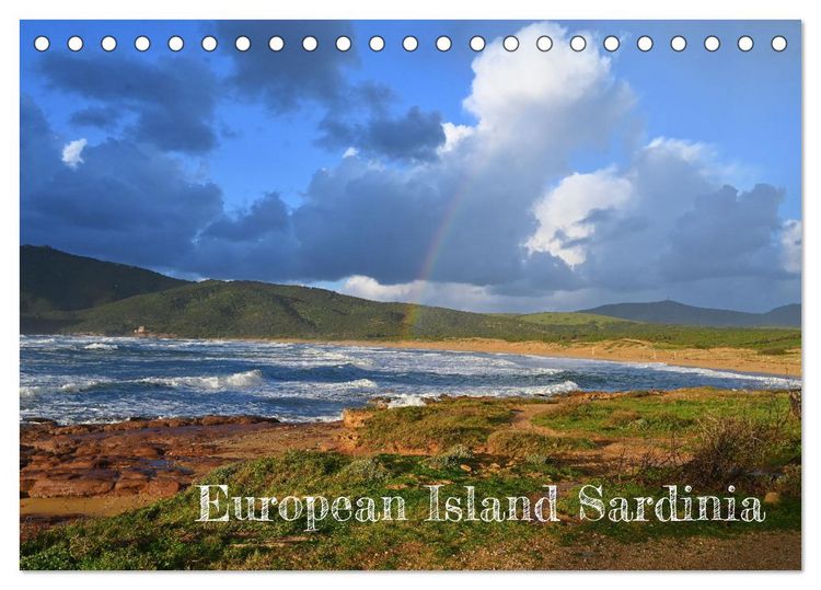 Produktbild: European Island Sardinia (Desk Calendar 2026 DIN A5 landscape), CALVENDO 12 Month DeskCalendar