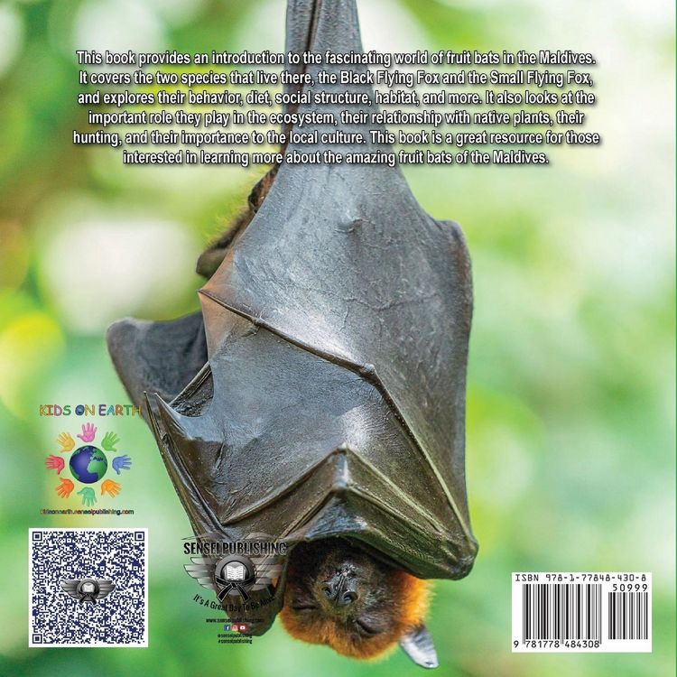 Produktbild: KIDS ON EARTH Wildlife Adventures - Explore The World - Fruit Bat - Maldives