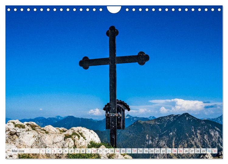 Produktbild: Sehnsuchtsziel Berge - Unterwegs in den Bergwelt rund um M&uuml;nchen (Wandkalender 2026 DIN A4 quer), CALVENDO Monatskalender