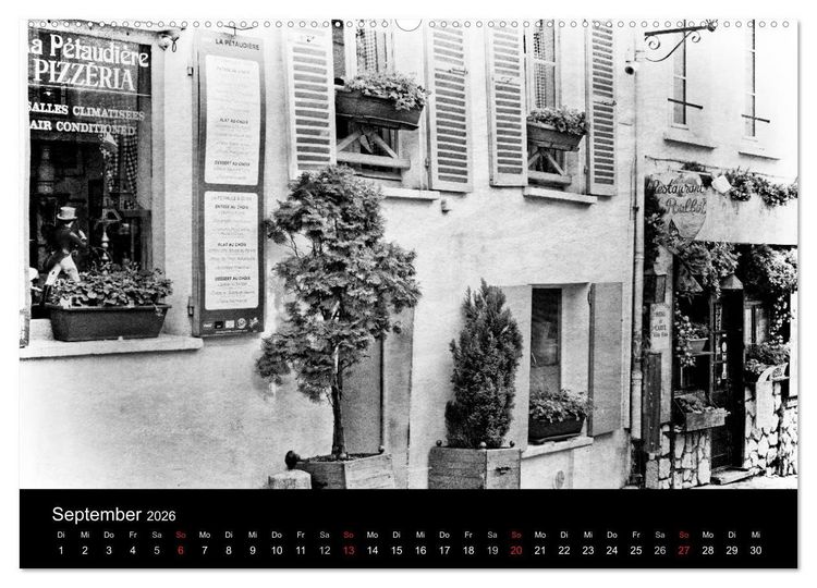 Produktbild: Streifzug durch Paris (Wandkalender 2026 DIN A2 quer), CALVENDO Monatskalender