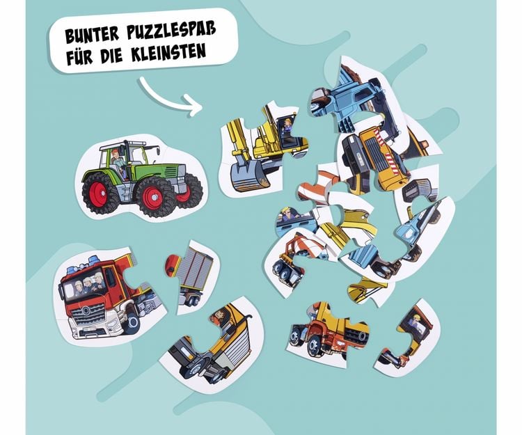 Produktbild: 6 Erste Puzzles &ndash; Fahrzeuge