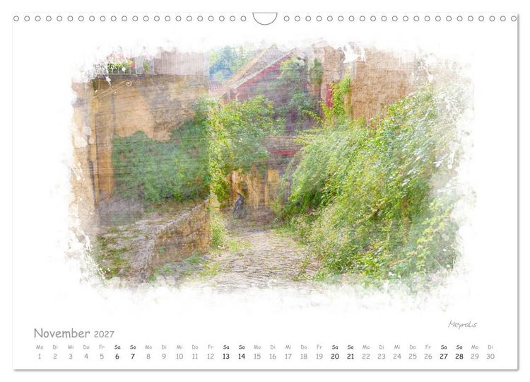 Produktbild: Romantisches P&eacute;rigord (Wandkalender 2027 DIN A3 quer), CALVENDO Monatskalender