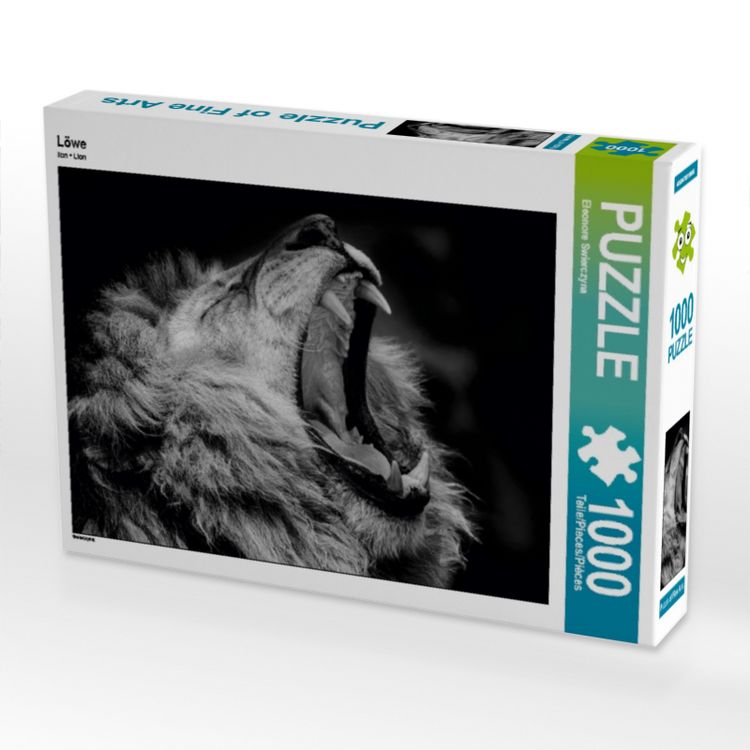 Produktbild: CALVENDO Puzzle L&ouml;we 1000 Teile Puzzle quer | 1000 Teile Lege-Gr&ouml;&szlig;e 64 &times; 48 cm Foto-Puzzle f&uuml;r gl&uuml;ckliche Stunden