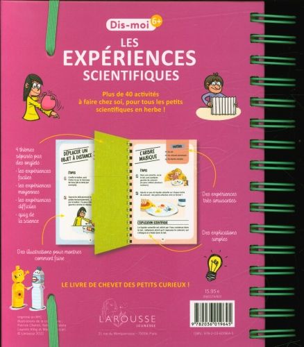 Produktbild: Les exp&eacute;riences scientifiques