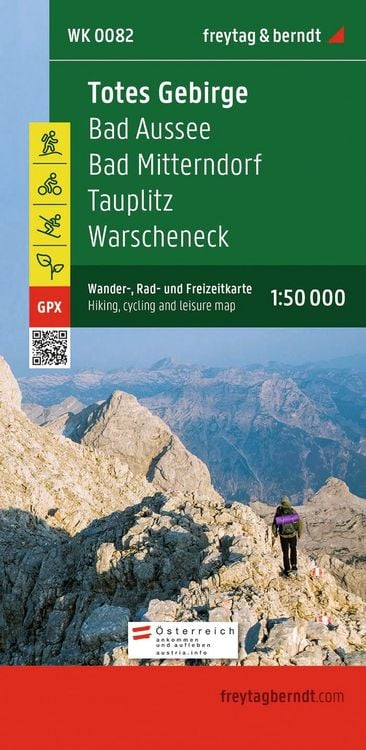 Produktbild: freytag & berndt Wanderkarte WK 0082 Totes Gebirge, Bad Aussee - Bad Mitterndorf - Tauplitz - Warscheneck 1:50.000