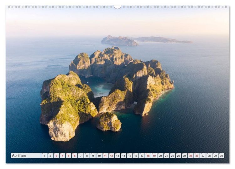 Produktbild: Thailand - Postkarten aus dem Land des L&auml;chelns (Wandkalender 2026 DIN A2 quer), CALVENDO Monatskalender