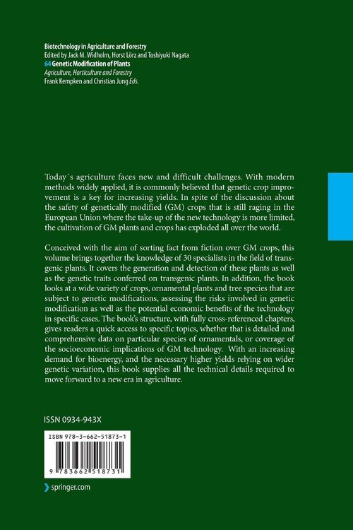 Produktbild: Genetic Modification of Plants
