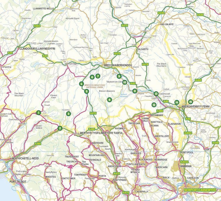 Produktbild: 15 Short Walks in Bannau Brycheiniog - Brecon Beacons
