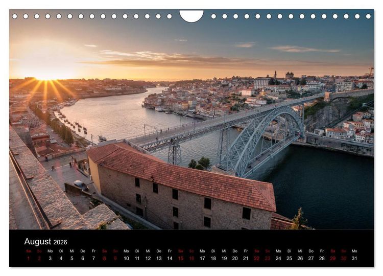 Produktbild: Portugisische Landschaften (Wandkalender 2026 DIN A4 quer), CALVENDO Monatskalender