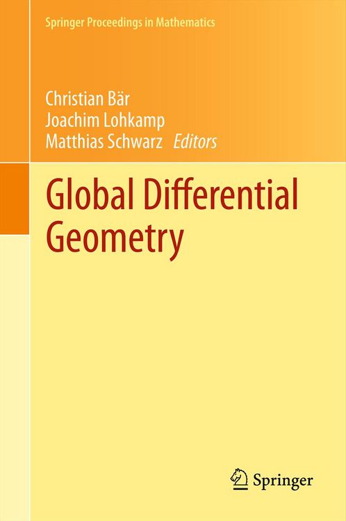 Produktbild: Global Differential Geometry