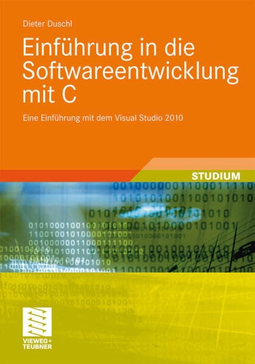 Produktbild: Einführung in die Softwareentwicklung mit C