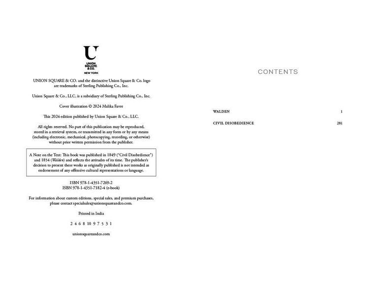 Produktbild: Walden and Civil Disobedience
