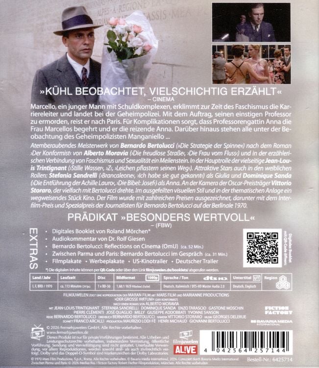 Produktbild: Der gro&szlig;e Irrtum (Der Konformist) (Filmjuwelen)