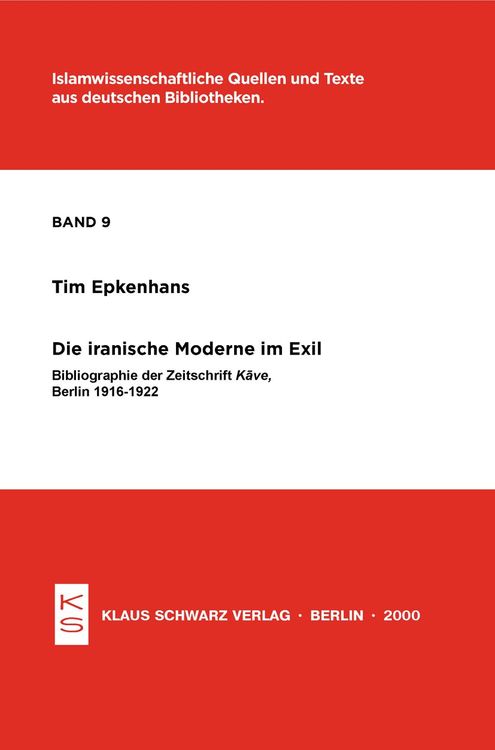 Produktbild: Die iranische Moderne im Exil