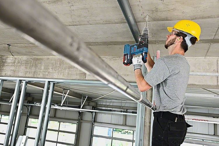 Produktbild: Bosch Professional GBH 18V-26F + GDE SDS-Plus-Akku-Bohrhammer 18 V Li-Ion ohne Akku, ohne Ladeger&auml;t, inkl. Koffer