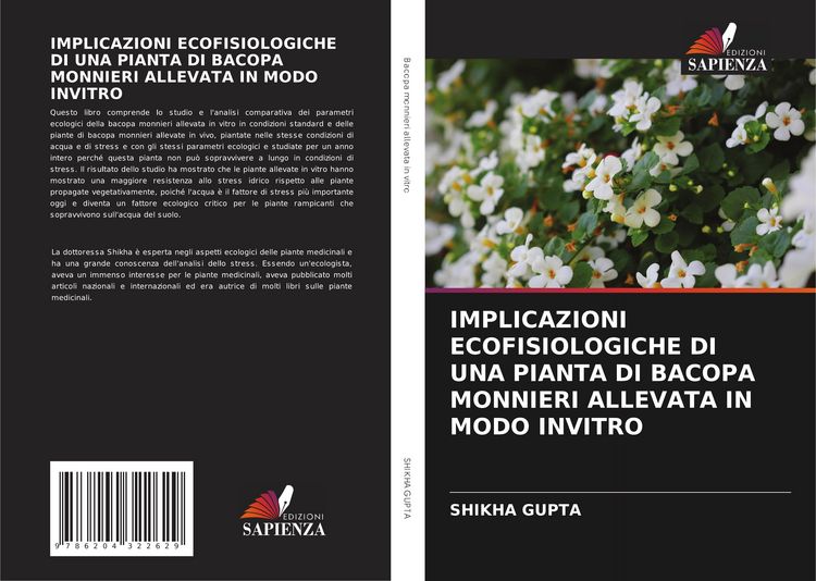 Produktbild: Implicazioni Ecofisiologiche Di Una Pianta Di Bacopa Monnieri Allevata in Modo Invitro