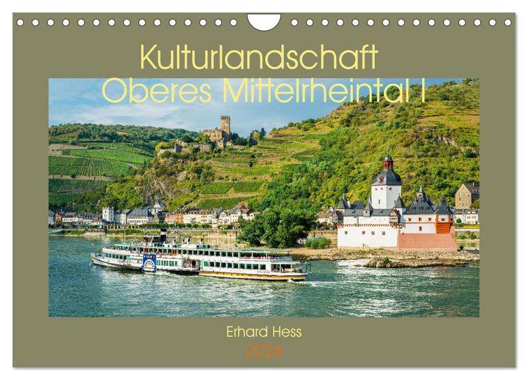 Produktbild: Kulturlandschaft Oberes Mittelrheintal I (Wandkalender 2026 DIN A4 quer), CALVENDO Monatskalender