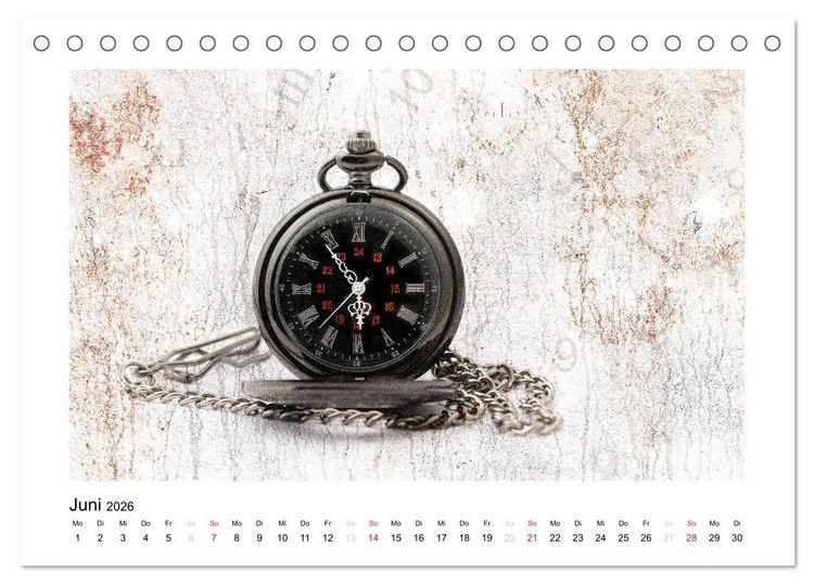 Produktbild: Uhren aus aller Welt (Tischkalender 2026 DIN A5 quer), CALVENDO Monatskalender