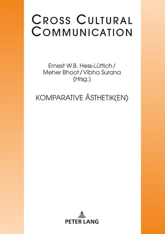 Produktbild: Komparative Aesthetik(en)