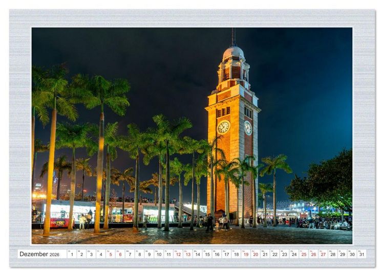 Produktbild: Urbaner Zauber: Das Zentrum Hongkongs (hochwertiger Premium Wandkalender 2026 DIN A2 quer), Kunstdruck in Hochglanz