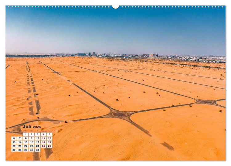 Produktbild: Die Emirate - Im Land der sieben Seelen (hochwertiger Premium Wandkalender 2026 DIN A2 quer), Kunstdruck in Hochglanz