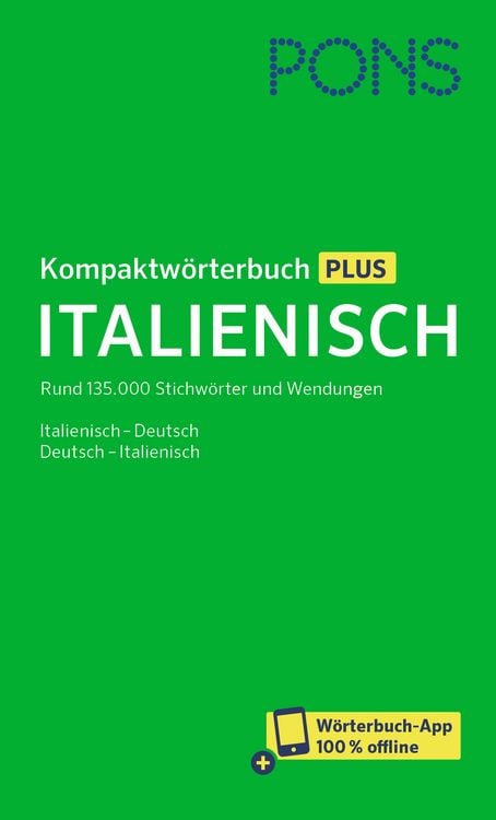 Produktbild: PONS Kompaktw&ouml;rterbuch Plus Italienisch