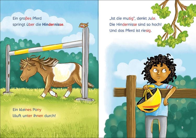 Produktbild: Lesel&ouml;wen 1. Klasse - Eine ponystarke Reitstunde