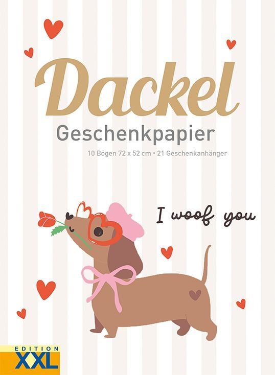 Produktbild: Dackel Geschenkpapier