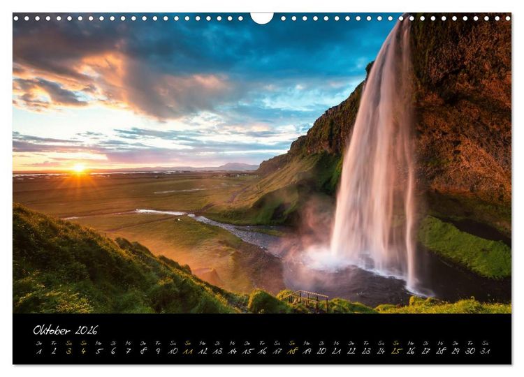 Produktbild: ISLAND - Traumlandschaften (Wandkalender 2026 DIN A3 quer), CALVENDO Monatskalender
