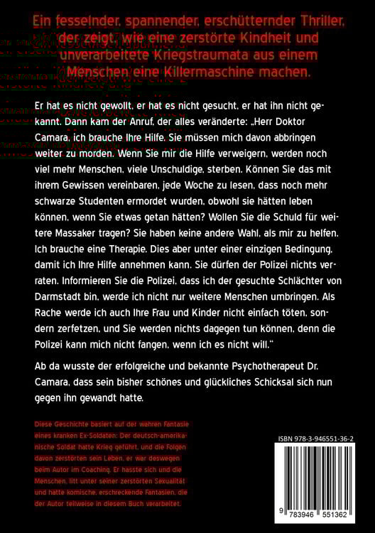 Produktbild: Blutige Therapie – Johnny M. Walker, der geheilte Psychopath, der Schlächter von Darmstadt-Woog
