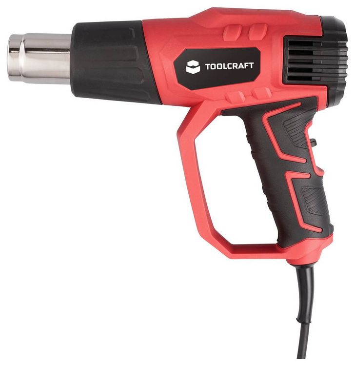 Produktbild: TOOLCRAFT TO-10332099 Hei&szlig;luftgebl&auml;se mit Zubeh&ouml;r 2000W