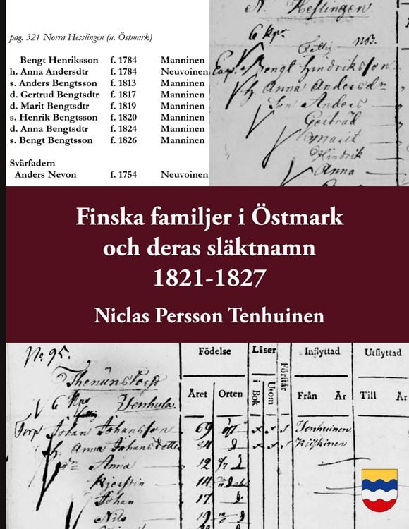 Produktbild: Finska familjer och deras sl&auml;ktnamn i &Ouml;stmark 1821-1827