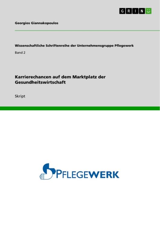Produktbild: Karrierechancen auf dem Marktplatz der Gesundheitswirtschaft