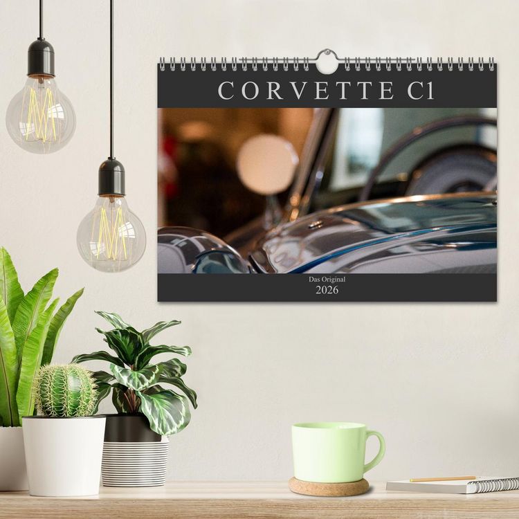 Produktbild: Corvette C1 - Das Original (Wandkalender 2026 DIN A4 quer), CALVENDO Monatskalender