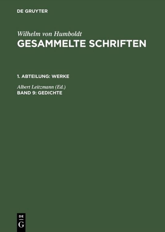 Produktbild: Gedichte