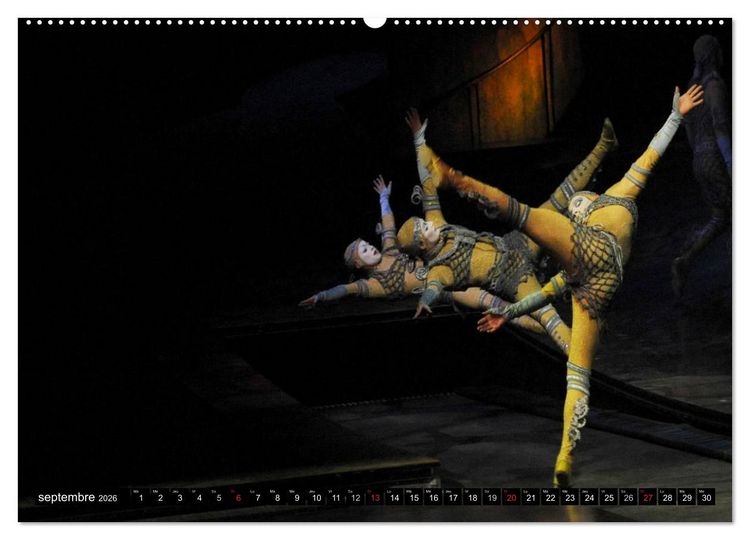 Produktbild: Alegria, Cirque du Soleil (Calendrier mural 2026 DIN A2 vertical) calendrier de bureau