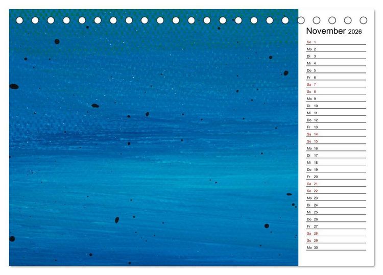 Produktbild: Mein bunter DIY-Bastelkalender (Tischkalender 2026 DIN A5 quer), CALVENDO Monatskalender