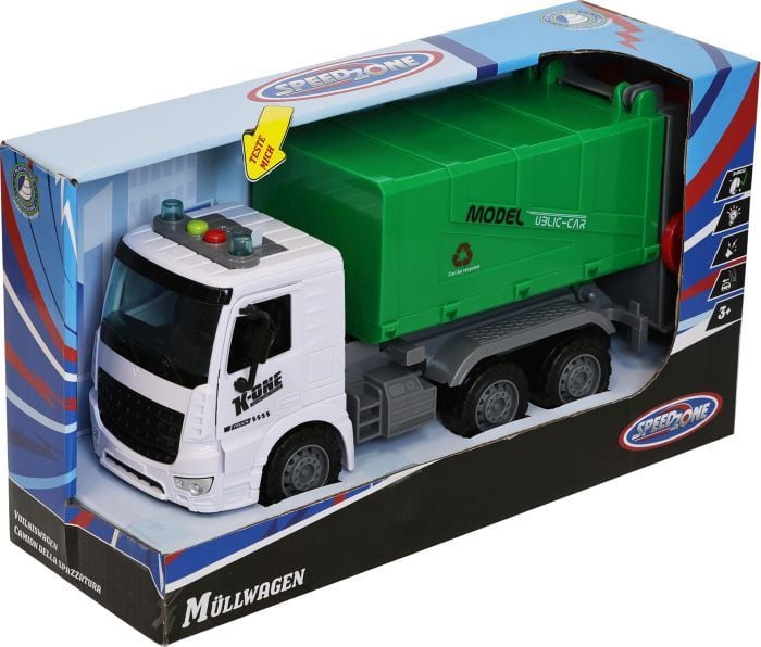 Produktbild: Speedzone M&uuml;llwagen 31 cm, L&S, Friktion