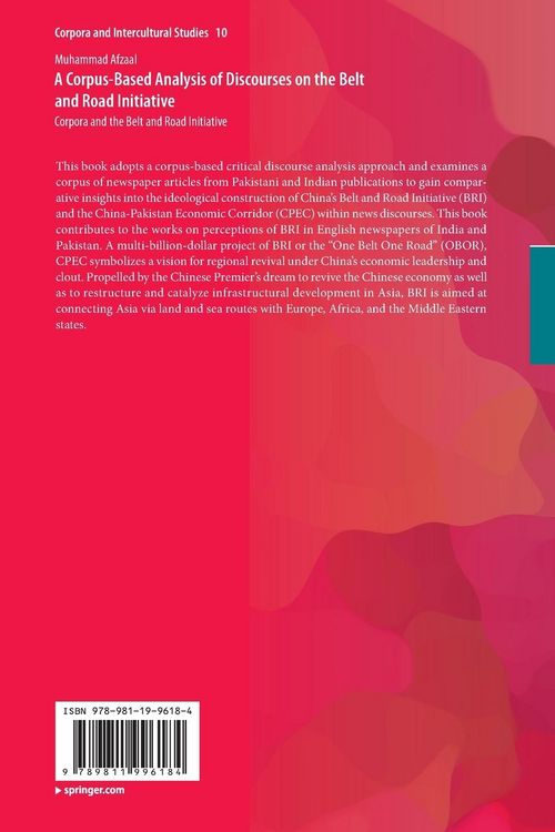 Produktbild: A Corpus-Based Analysis of Discourses on the Belt and Road Initiative
