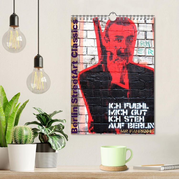 Produktbild: Berlin StreetArt Classics (Wandkalender 2026 DIN A4 hoch), CALVENDO Monatskalender