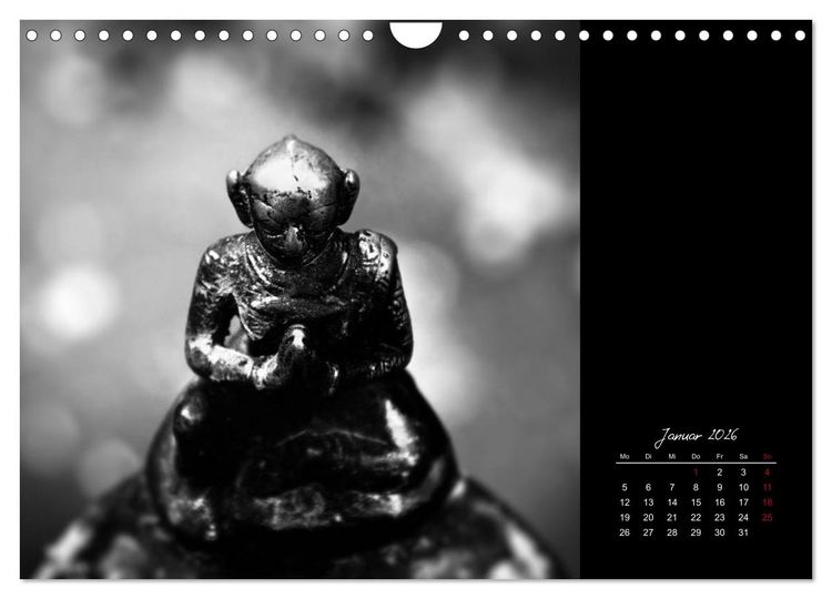 Produktbild: Worte des Buddha 2026 (Wandkalender 2026 DIN A4 quer), CALVENDO Monatskalender