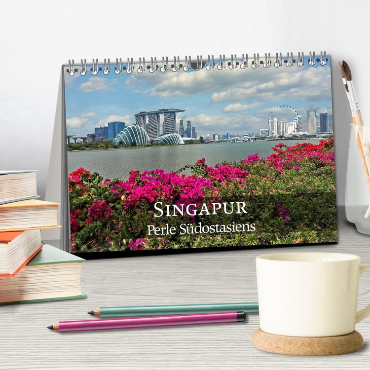 Produktbild: Singapur - Perle S&uuml;dostasiens (Tischkalender 2026 DIN A5 quer), CALVENDO Monatskalender