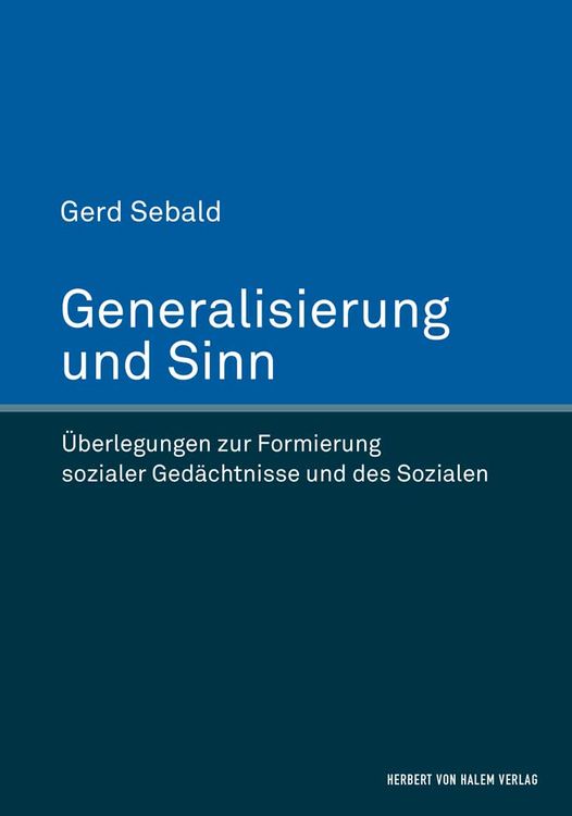 Produktbild: Generalisierung und Sinn