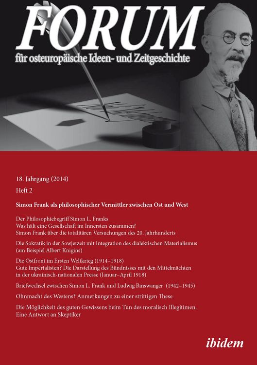 Produktbild: Forum f&uuml;r osteurop&auml;ische Ideen- und Zeitgeschichte. 18. Jahrgang, Heft 2